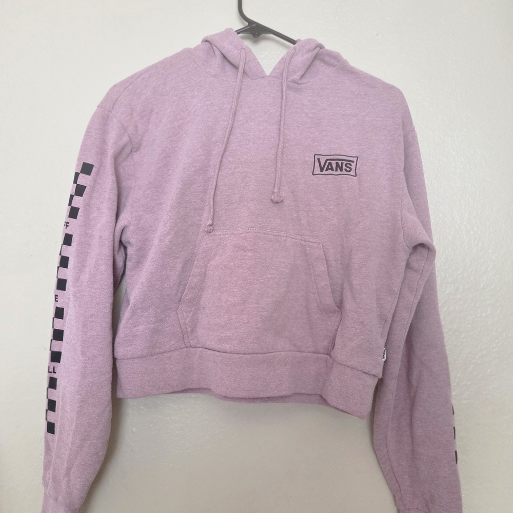 VANS Women's Lavender Cropped Hoodie